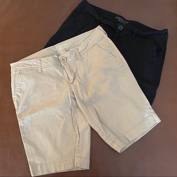 Arizona Jean Long Line Shorts - Picture 1 of 5